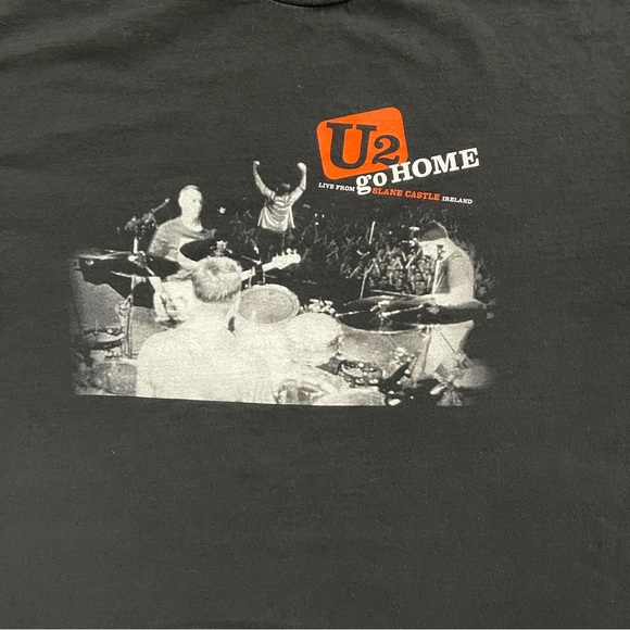 Vintage 2000s U2 Go Home Live from Slane Castle band T-Shirt / XL - Picture 1 of 4